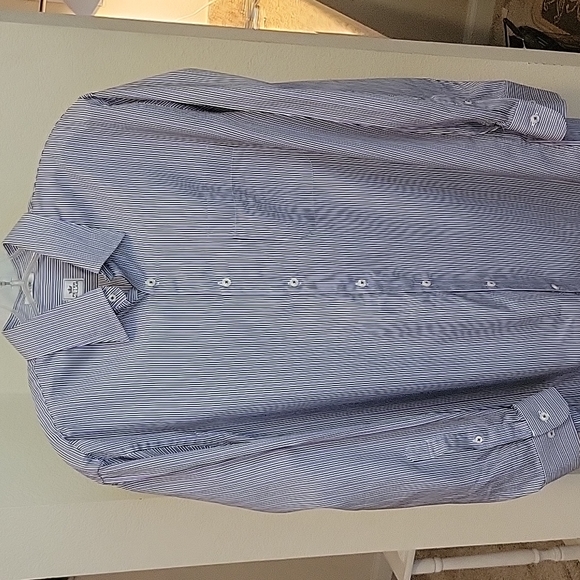 PETER MILLAR COTTON BUTTON DOWN SHIRT...LARGE - Picture 2 of 8